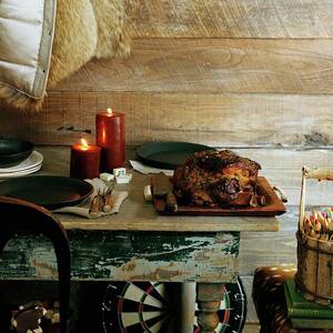 Pork With Candles by Romulo Yanes