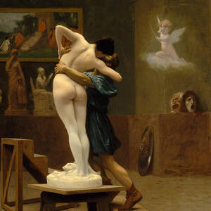 Pygmalion and Galatea by Jean-Leon Gerome