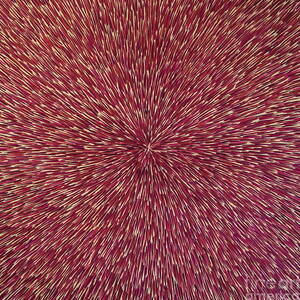 Radiation with Brown Magenta and Violet  by Dean Triolo