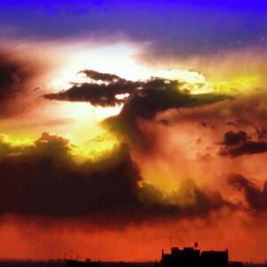 Rain Falling From Cumulonimbus Storm Cloud by Science Photo Library