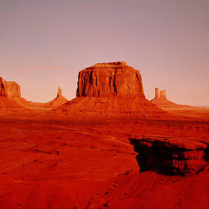 Red Rock Formations In The Arizona Desert. by Science Photo Library