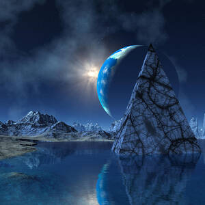 Reflections on an Empty Planet by Judi Suni Hall