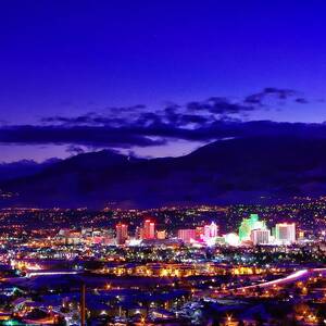 Reno Winter Cityscape by Scott McGuire