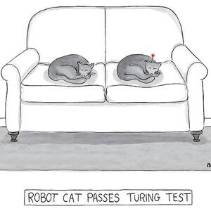 Robot Cat Passes Turing Test by Amy Kurzweil
