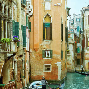 Romantic Venice Views From Gondola by Caracterdesign