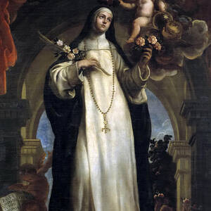 Saint Rose of Lima by Claudio Coello