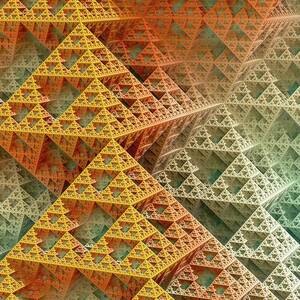 Sierpinski Triangles by Science Photo Library