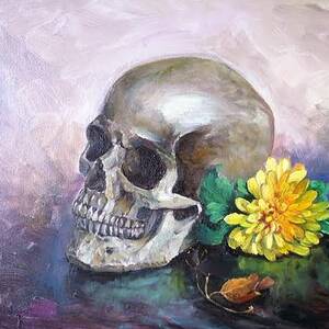 Still life with art supplies Painting by Maryna Danylovych