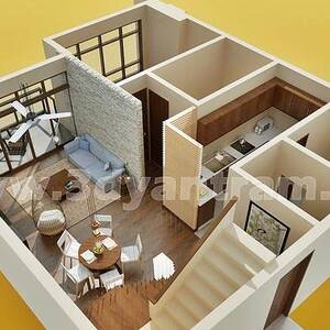 3D Floor Plan Mixed Media by Ruturaj Desai | Pixels