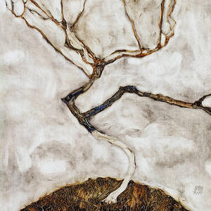 Small Tree in Late Autumn by Egon Schiele