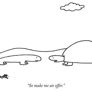 So Make Me An Offer by Charles Barsotti