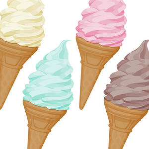 Soft Ice Cream Set by Saemilee