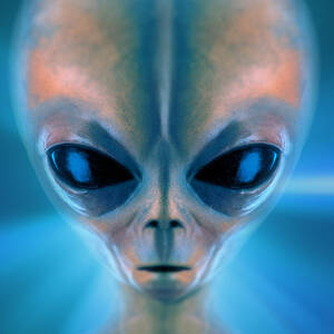 Space Alien by Mike Agliolo