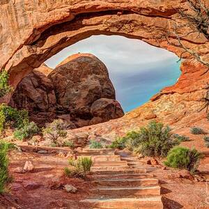 Stairway to Heaven - North Window Arch by Gary Whitton