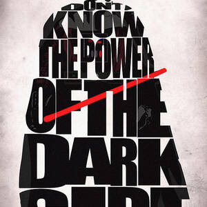 Star Wars Inspired Darth Vader Artwork by Inspirowl Design