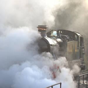 Steaming at dawn no3 by Tony Mills