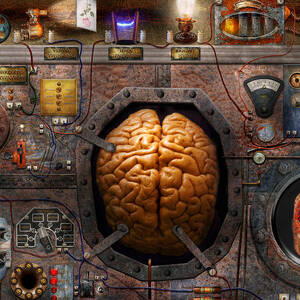 Steampunk - Information overload by Mike Savad