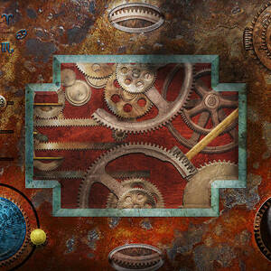 Steampunk - Pandora's box by Mike Savad