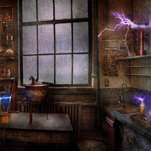 Steampunk - The Mad Scientist by Mike Savad
