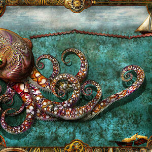 Steampunk - The tale of the Kraken by Mike Savad