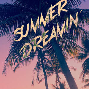 Summer Dreamin Tropical Island Palm Trees Sunrise by Beverly Claire Kaiya