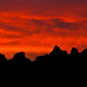 Chimney Rock Sunset Photograph by Chris Allington - Fine Art America