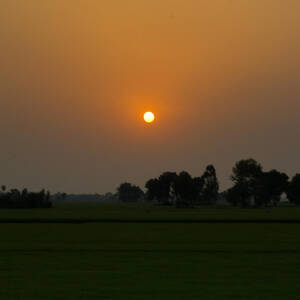 Sunset over the farm by SAURAVphoto Online Store
