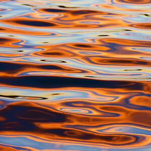 Sunset Reflection in Tempe Town Lake by Ron Chilston