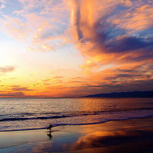 Venice Beach Sunset Photograph by Jerome Stumphauzer - Fine Art America