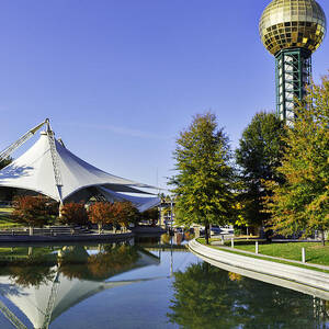 Sunsphere in the Fall by Sharon Popek