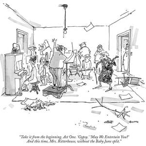 Take It From The Beginning. Act One. 'gypsy.' by George Booth