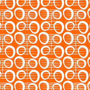 Tangerine Loop by Linda Woods