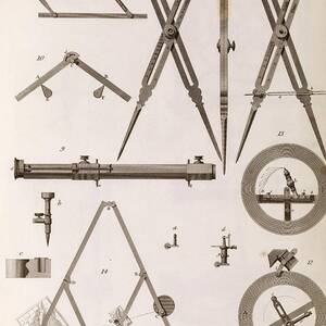 Technical Drawing Devices by Science Photo Library
