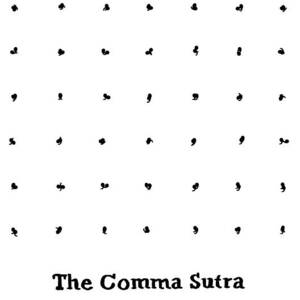 The Comma Sutra. Images Of Commas In Different by Paul Noth