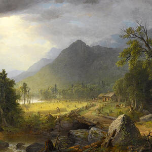 The First Harvest in the Wilderness by Asher Brown Durand
