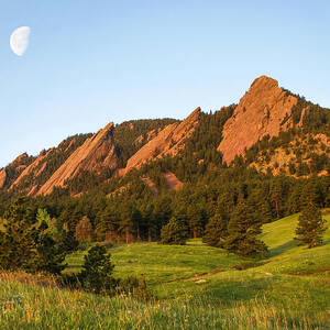 The Flatirons - Spring by Aaron Spong