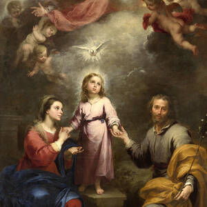 The Heavenly and Earthly Trinities by Bartolome Esteban Murillo