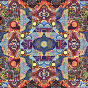 The Joy of Design Mandala Series Puzzle 1 Arrangement 1 by Helena Tiainen
