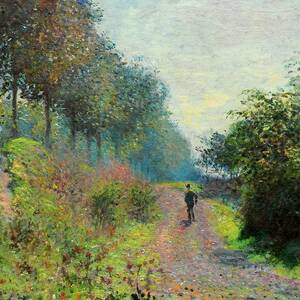 The Sheltered Path by Claude Monet