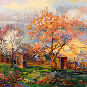 The village new Ayntap in Armenia by Meruzhan Khachatryan