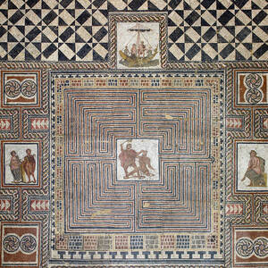 Theseus Mosaic, 4th Century by Science Source