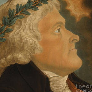 Thomas Jefferson engraved by Michael Sokolnicki by Tadeusz Kosciuszko