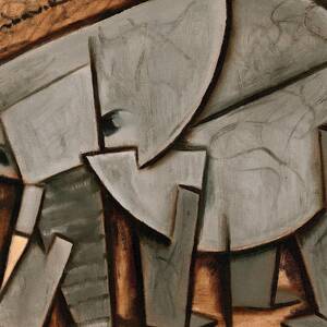  Tommervik Abstract Elephant Art Print by Tommervik