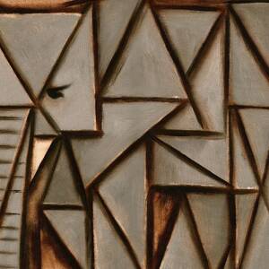 Tommervik Triangle Elephant Art Print by Tommervik