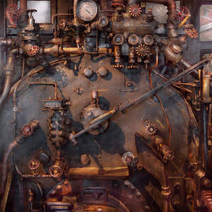 Train - Engine - Hot under the collar  by Mike Savad