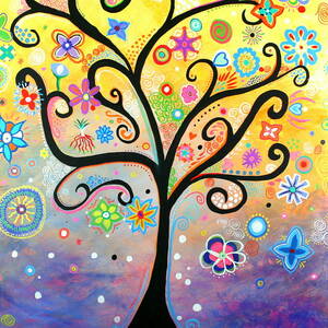 Tree Art Fantasy Abstract by Bob Baker and Pooki Lee