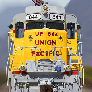 Union Pacific 844 on the Move by Mike McGlothlen