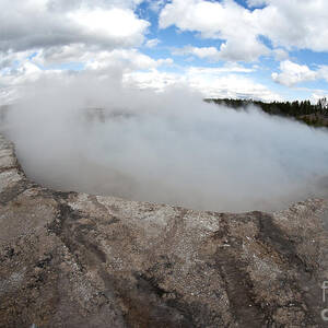 Upper Geyser Basin, Yellowstone by Mark Newman