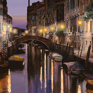 crepuscolo a Venezia by Guido Borelli