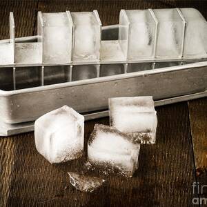 Vintage Ice Cubes by Edward Fielding